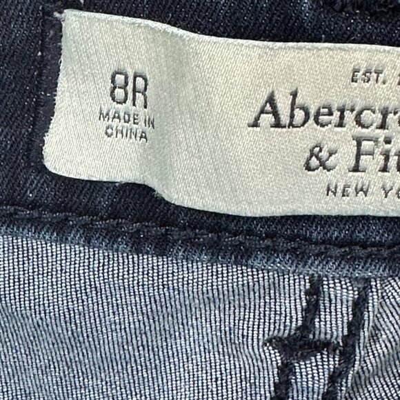 Abercrombie & Fitch Jeans Womens 29 The A& F Jegging Cotton Stretch Pockets Dark - Picture 9 of 11